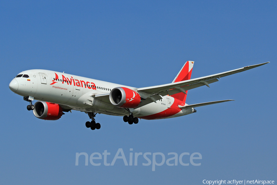 Avianca Boeing 787-8 Dreamliner (N793AV) | Photo 309159