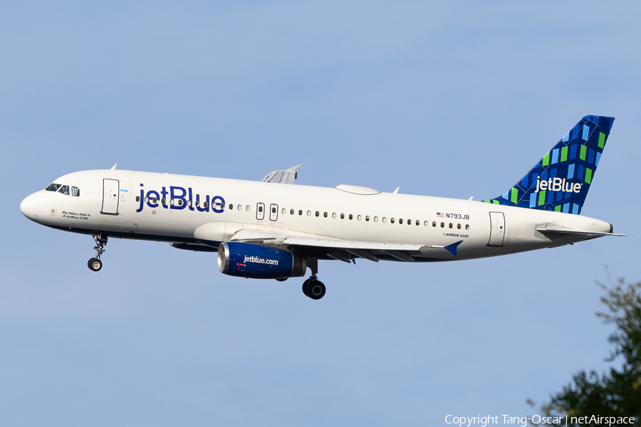 JetBlue Airways Airbus A320-232 (N793JB) | Photo 612980