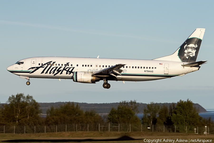 Alaska Airlines Boeing 737-490 (N794AS) | Photo 165049