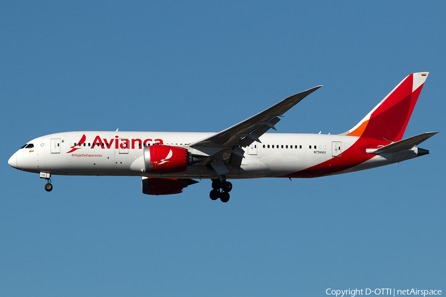 Avianca Boeing 787-8 Dreamliner (N794AV) | Photo 266942