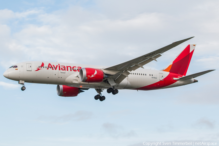 Avianca Boeing 787-8 Dreamliner (N795AV) | Photo 359387