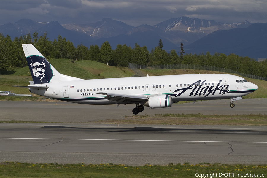 Alaska Airlines Boeing 737-490 (N799AS) | Photo 363188