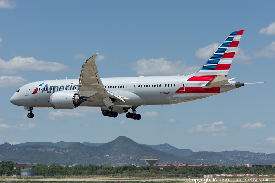 American Airlines Boeing 787-8 Dreamliner (N800AN) | Photo 175757