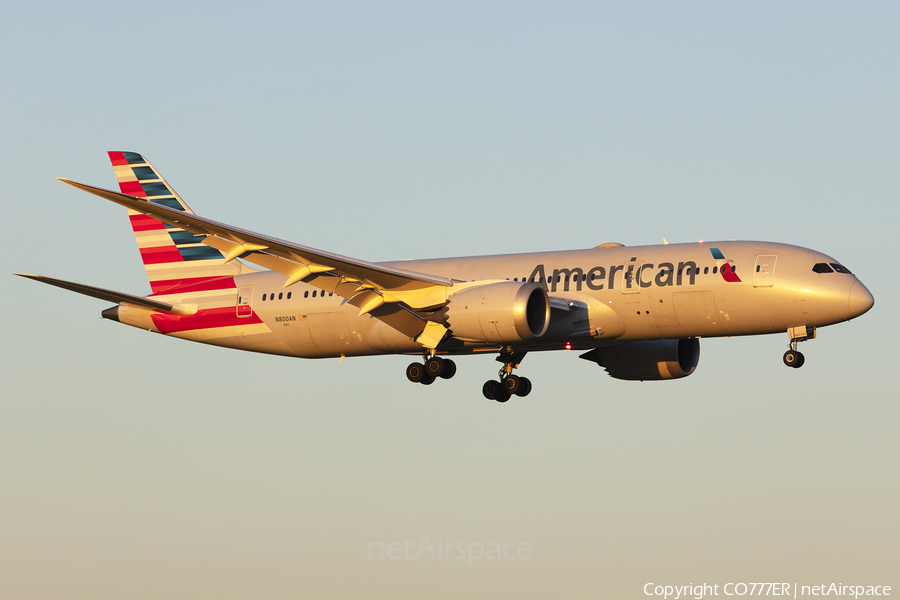 American Airlines Boeing 787-8 Dreamliner (N800AN) | Photo 395902