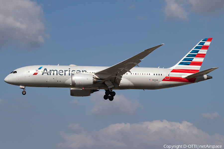 American Airlines Boeing 787-8 Dreamliner (N800AN) | Photo 143978