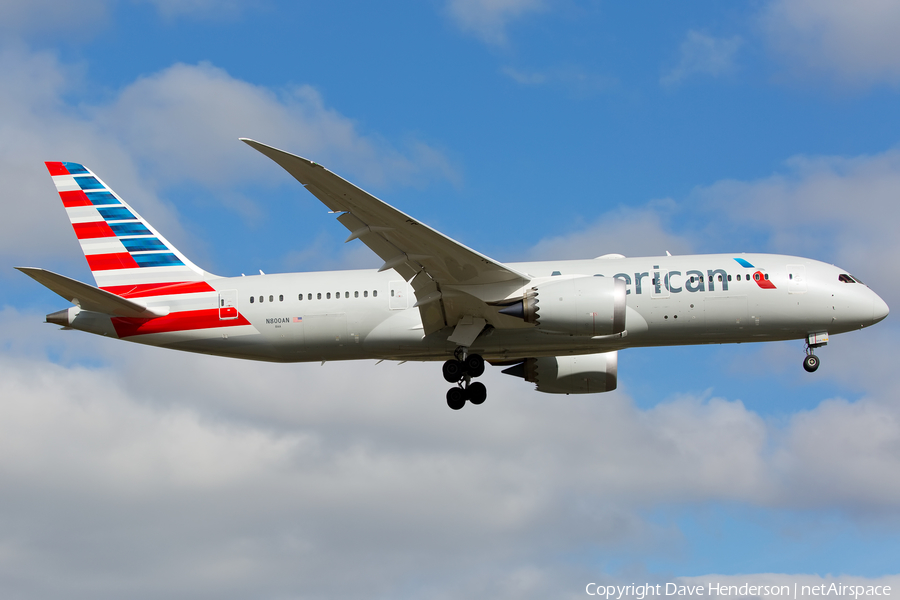 American Airlines Boeing 787-8 Dreamliner (N800AN) | Photo 71339