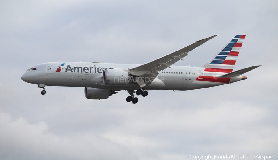 American Airlines Boeing 787-8 Dreamliner (N800AN) | Photo 314487