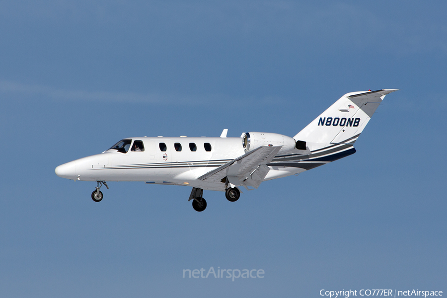 (Private) Cessna 525 CitationJet (N800NB) | Photo 37244