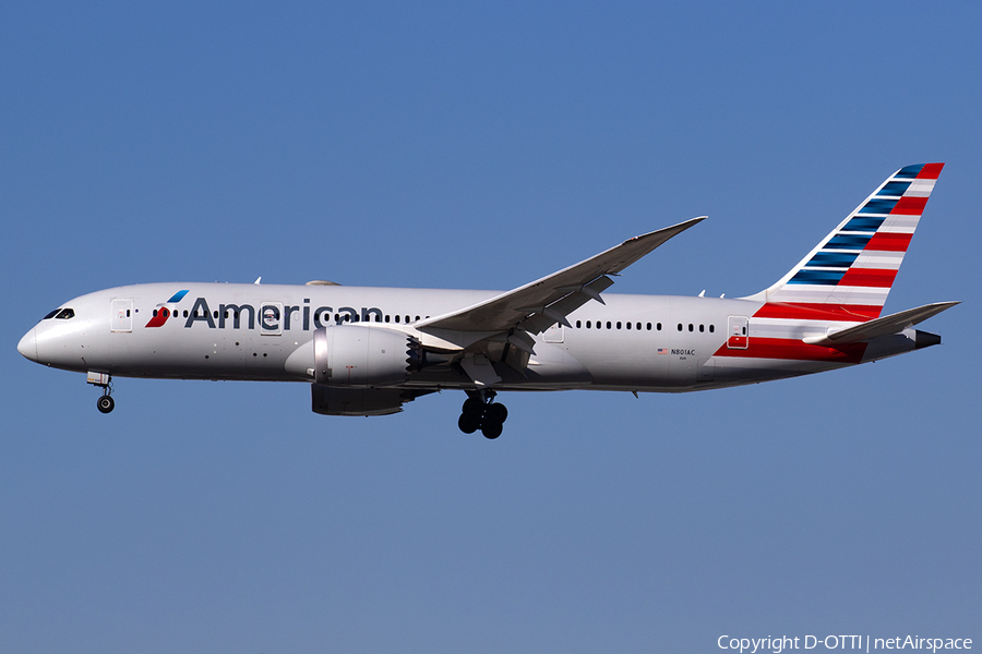 American Airlines Boeing 787-8 Dreamliner (N801AC) | Photo 543476