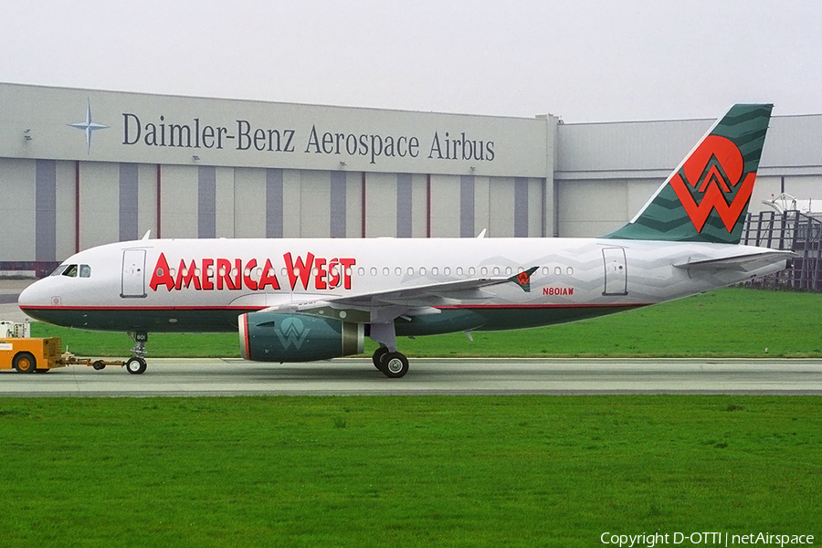 America West Airlines Airbus A319-132 (N801AW) | Photo 364436