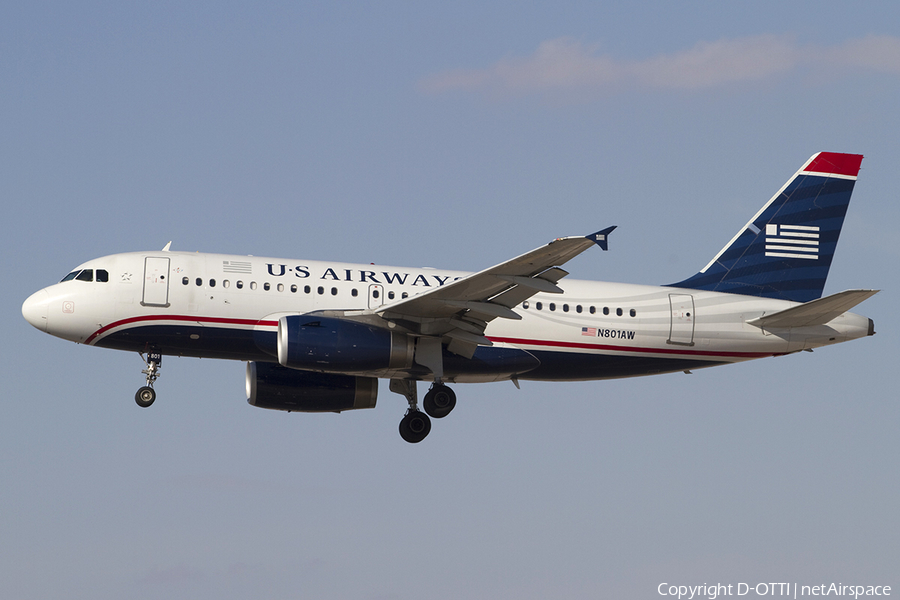 US Airways Airbus A319-132 (N801AW) | Photo 341135