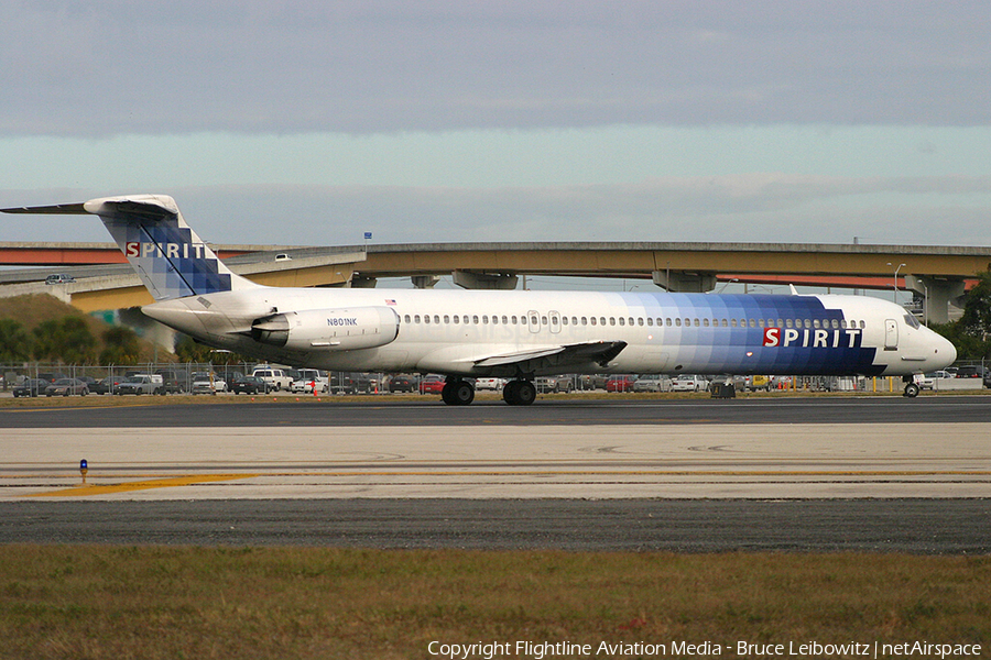 Spirit Airlines McDonnell Douglas MD-82 (N801NK) | Photo 128142