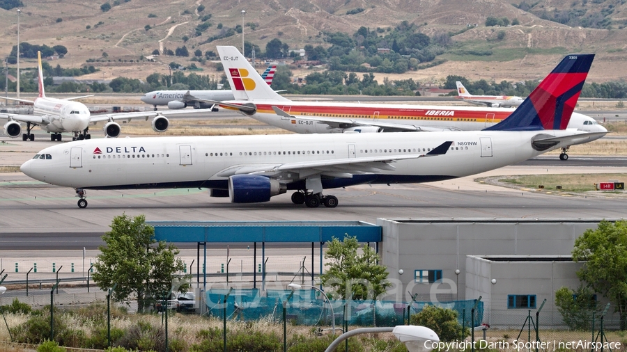 Delta Air Lines Airbus A330-323X (N801NW) | Photo 236534