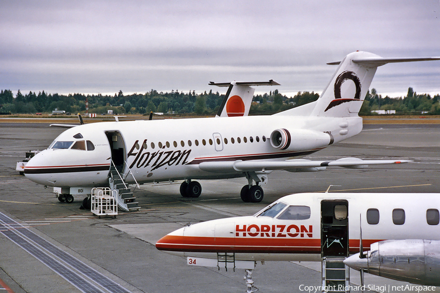 Horizon Air Fokker F28-1000 Fellowship (N801PH) | Photo 16197