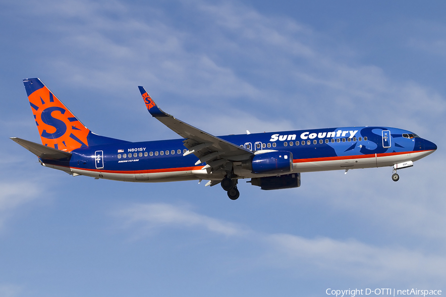 Sun Country Airlines Boeing 737-8Q8 (N801SY) | Photo 466360