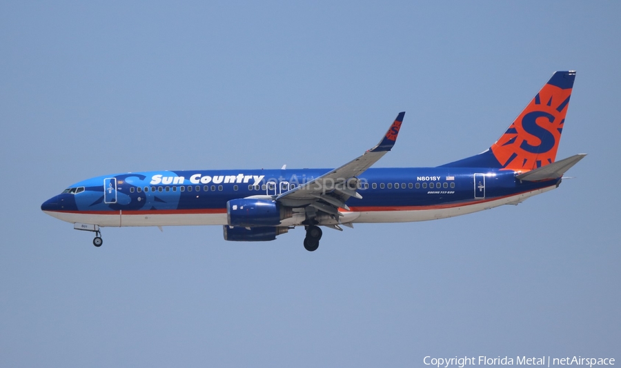 Sun Country Airlines Boeing 737-8Q8 (N801SY) | Photo 314519