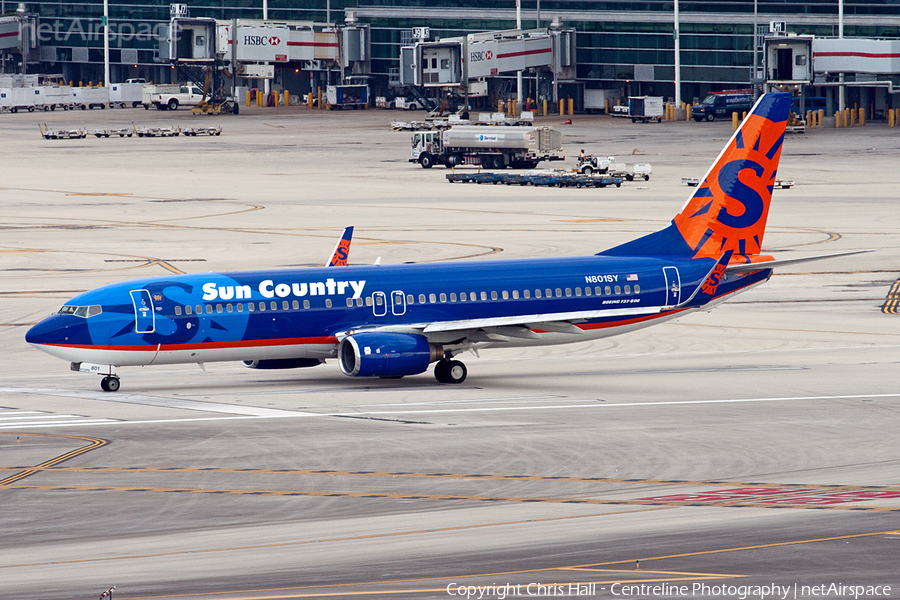 Sun Country Airlines Boeing 737-8Q8 (N801SY) | Photo 37526