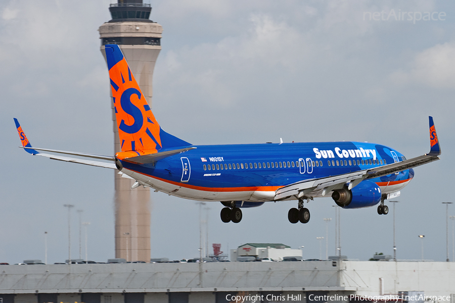 Sun Country Airlines Boeing 737-8Q8 (N801SY) | Photo 37944