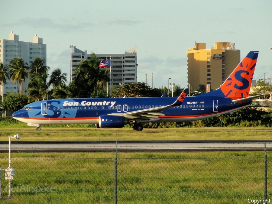 Sun Country Airlines Boeing 737-8Q8 (N801SY) | Photo 19660