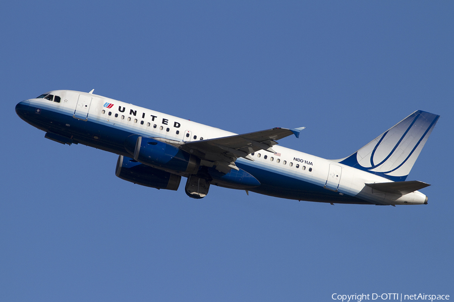 United Airlines Airbus A319-131 (N801UA) | Photo 334164