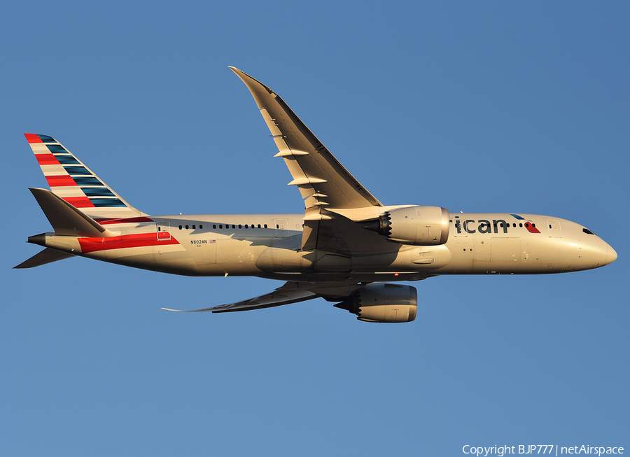 American Airlines Boeing 787-8 Dreamliner (N802AN) | Photo 288873