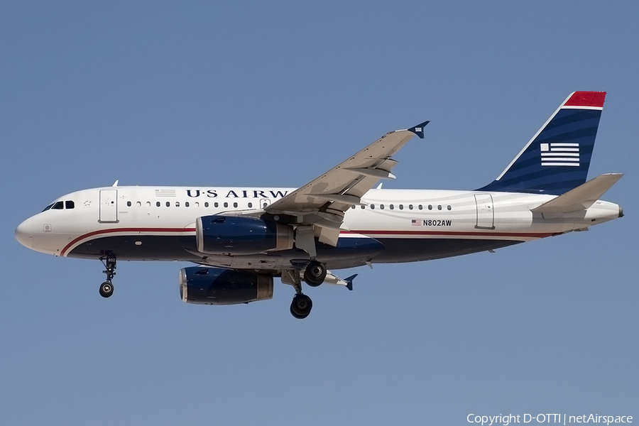 US Airways Airbus A319-132 (N802AW) | Photo 178349