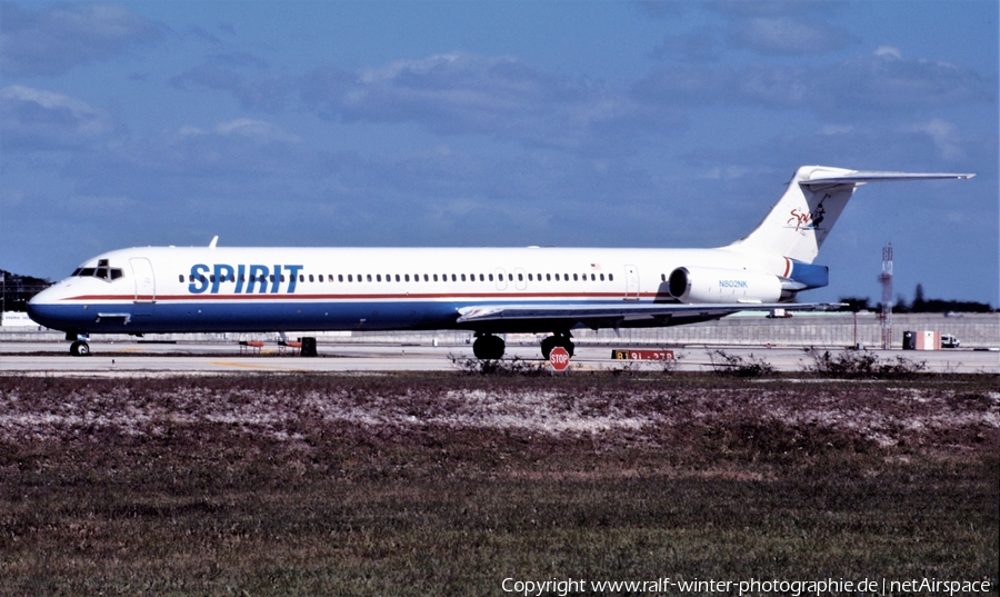 Spirit Airlines McDonnell Douglas MD-83 (N802NK) | Photo 447167