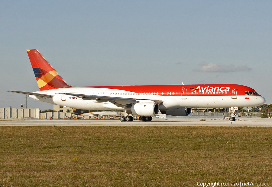 Avianca Boeing 757-21B (N802PG) | Photo 447885