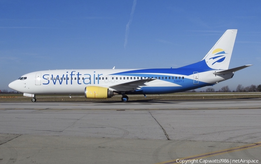 Swift Air Boeing 737-4B7 (N802TJ) | Photo 381355
