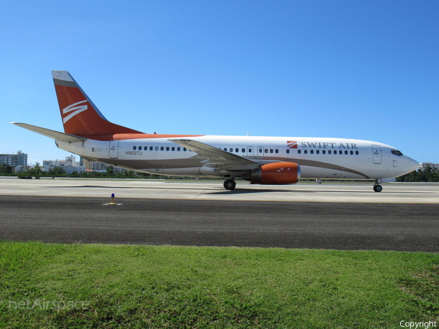 Swift Air Boeing 737-4B7 (N802TJ) | Photo 248306