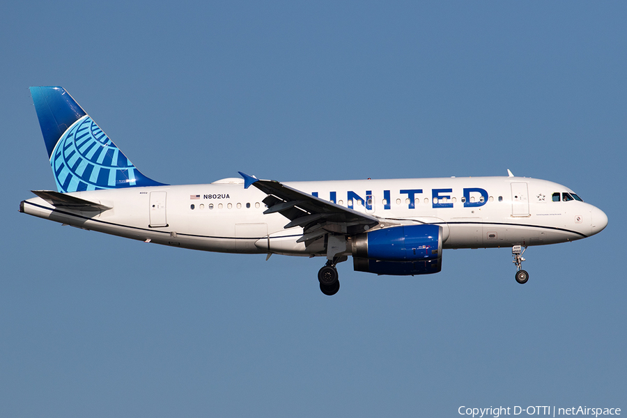 United Airlines Airbus A319-131 (N802UA) | Photo 597056
