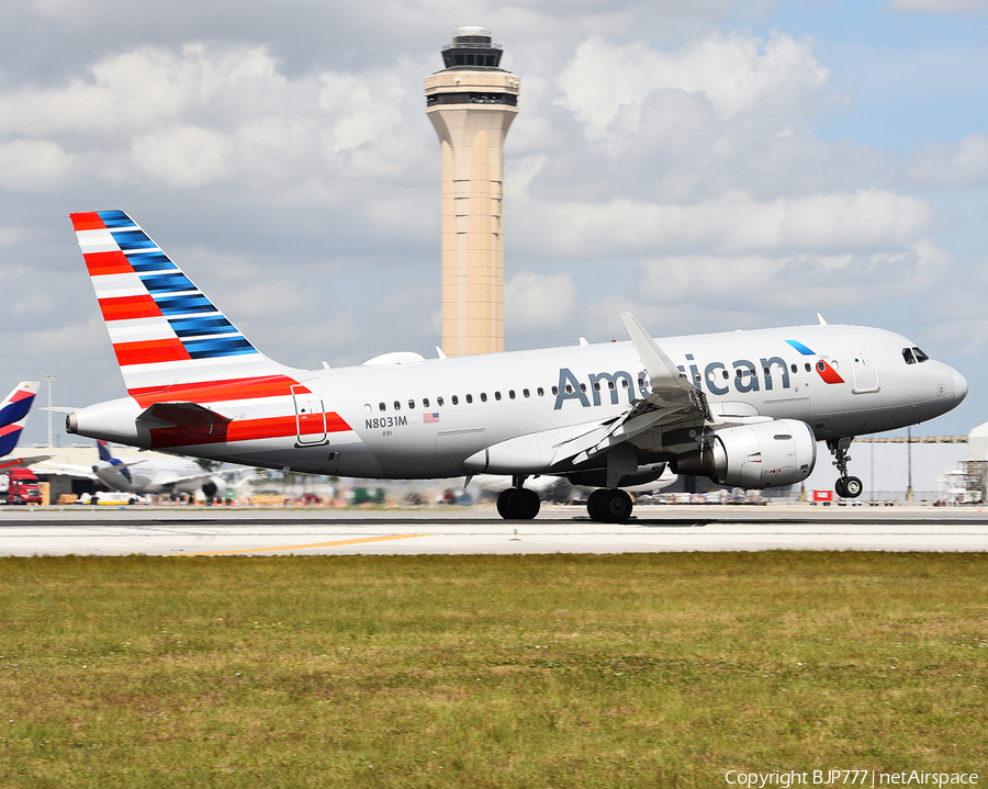 American Airlines Airbus A319-115 (N8031M) | Photo 295272