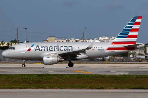 American Airlines Airbus A319-115 (N8031M) at  Miami - International, United States