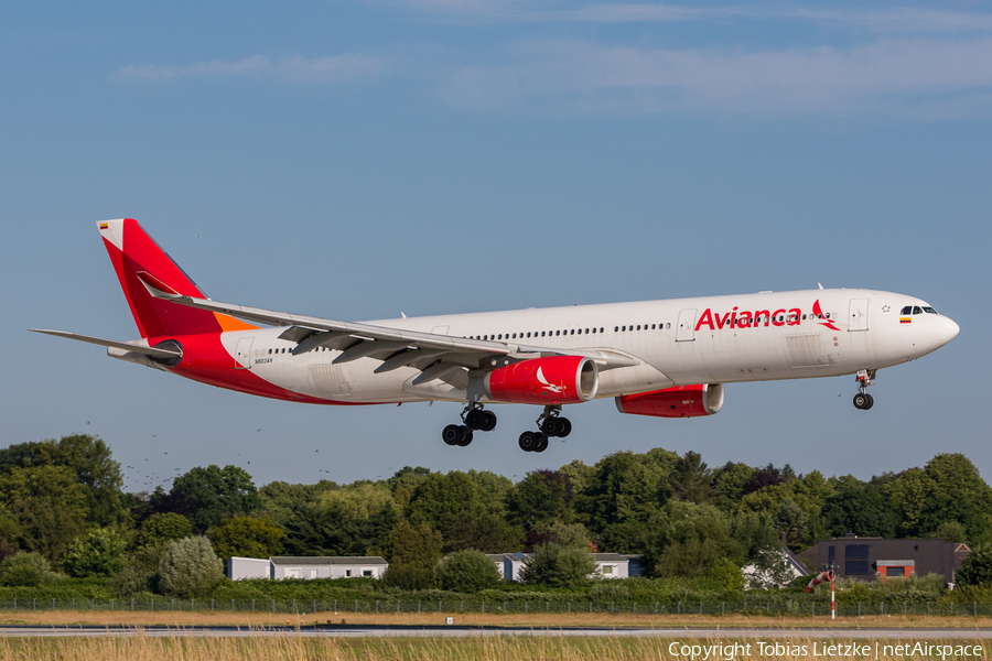 Avianca Airbus A330-343E (N803AV) | Photo 392091