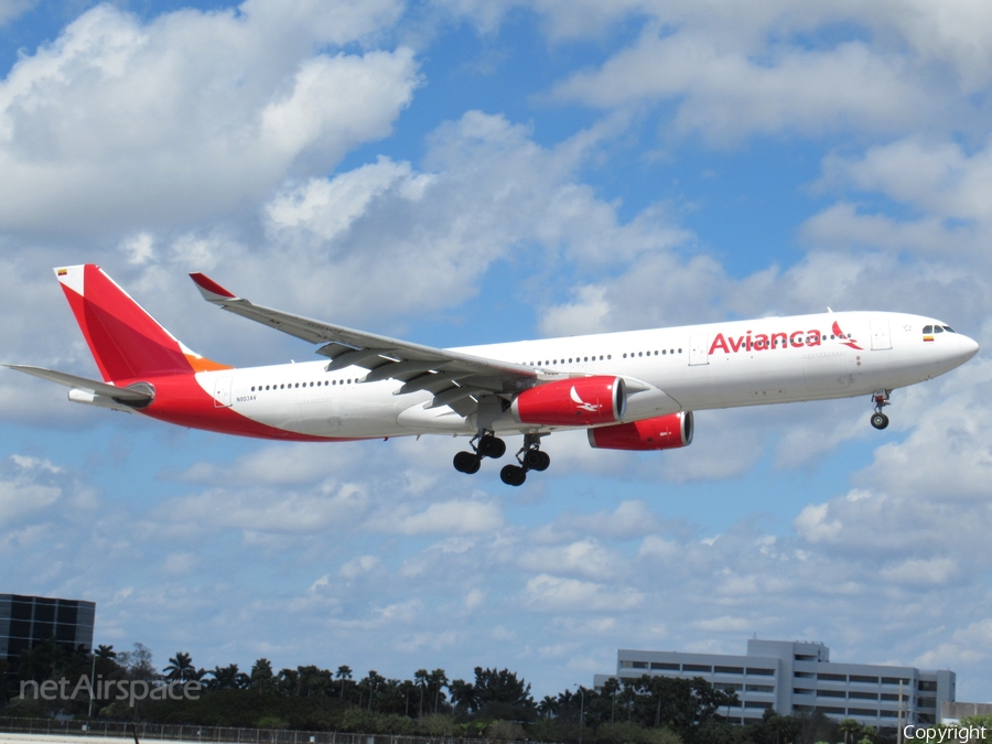 Avianca Airbus A330-343E (N803AV) | Photo 295243