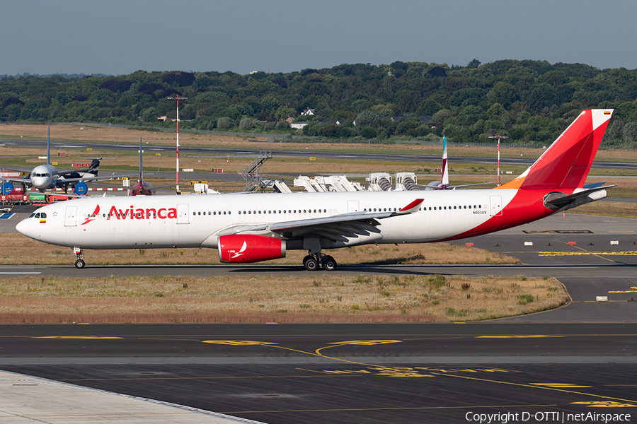 Avianca Airbus A330-343E (N803AV) | Photo 392093