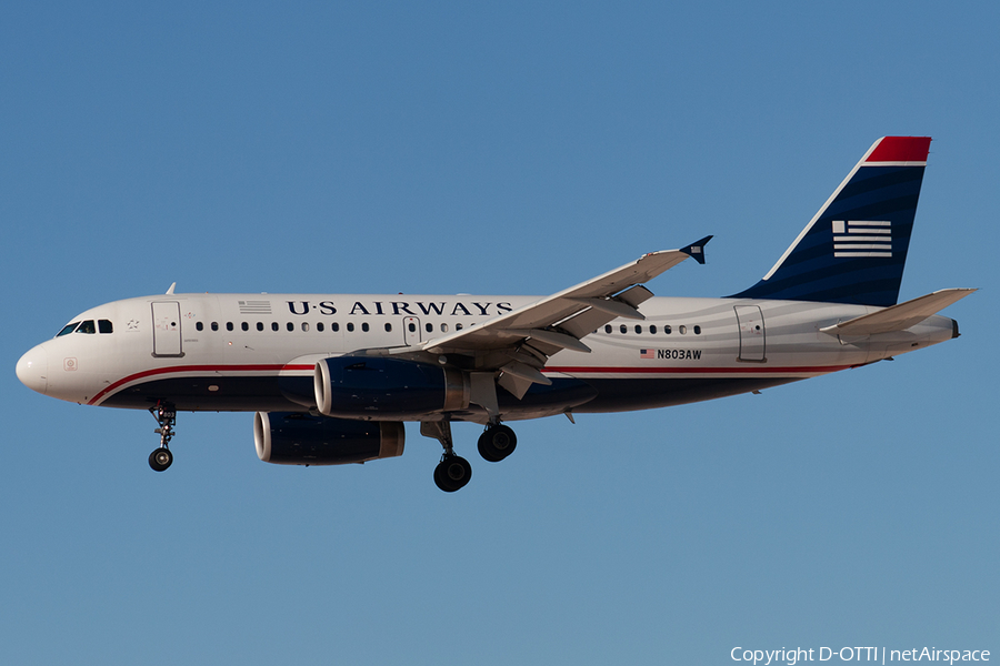 US Airways Airbus A319-132 (N803AW) | Photo 181091