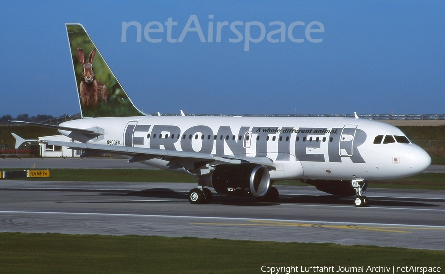 Frontier Airlines Airbus A318-111 (N803FR) | Photo 403763