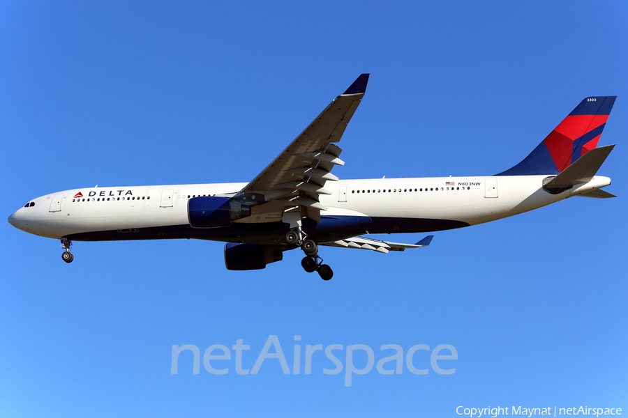 Delta Air Lines Airbus A330-323X (N803NW) | Photo 136656