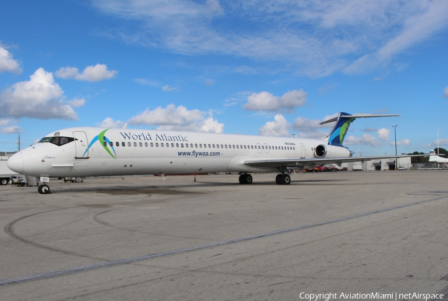World Atlantic Airlines McDonnell Douglas MD-82 (N803WA) | Photo 206327