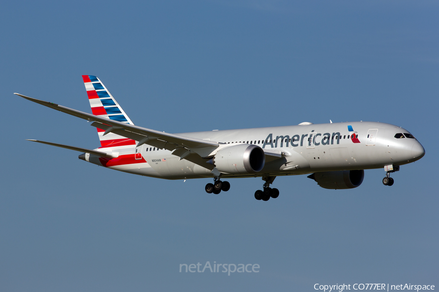 American Airlines Boeing 787-8 Dreamliner (N804AN) | Photo 89584