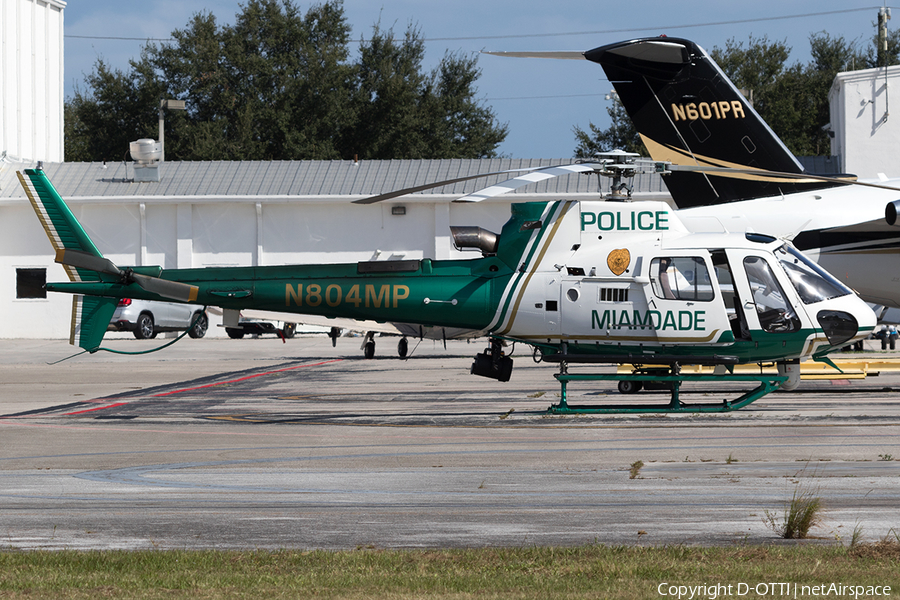 Miami Dade Police Dept. Eurocopter AS350B3 Ecureuil (N804MP) | Photo 137851