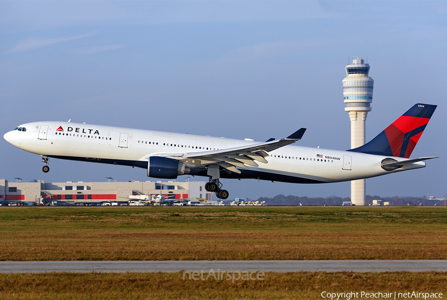 Delta Air Lines Airbus A330-323X (N804NW) | Photo 201323