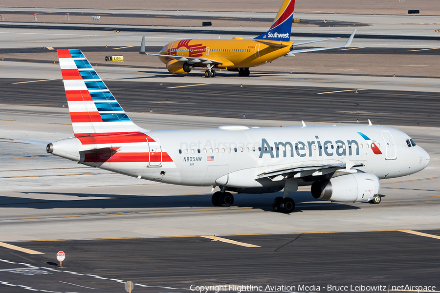 American Airlines Airbus A319-132 (N805AW) | Photo 544228