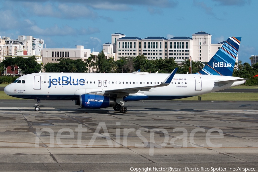 JetBlue Airways Airbus A320-232 (N805JB) | Photo 279370