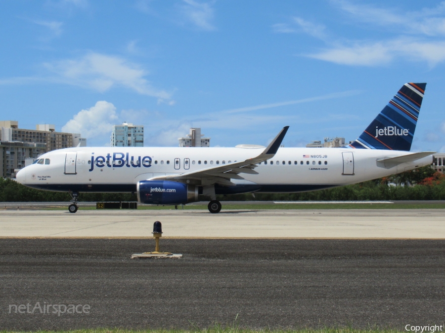 JetBlue Airways Airbus A320-232 (N805JB) | Photo 398185