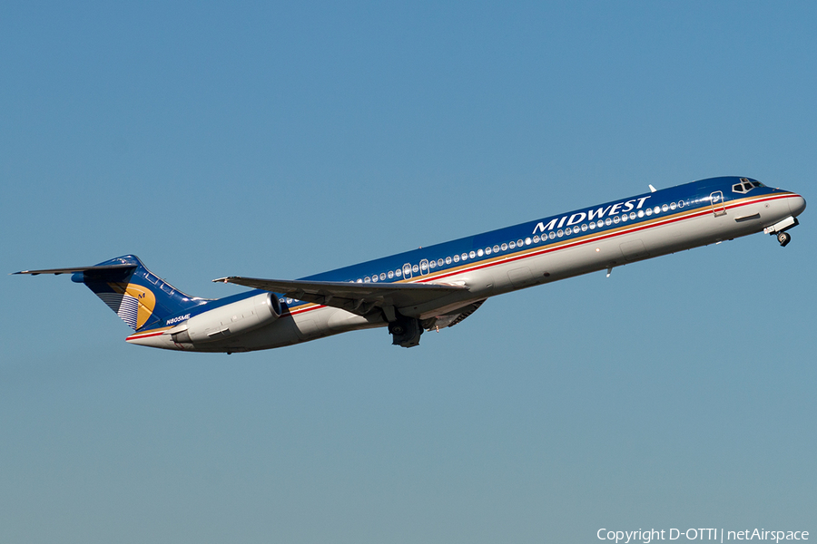 Midwest Airlines McDonnell Douglas MD-81 (N805ME) | Photo 190542