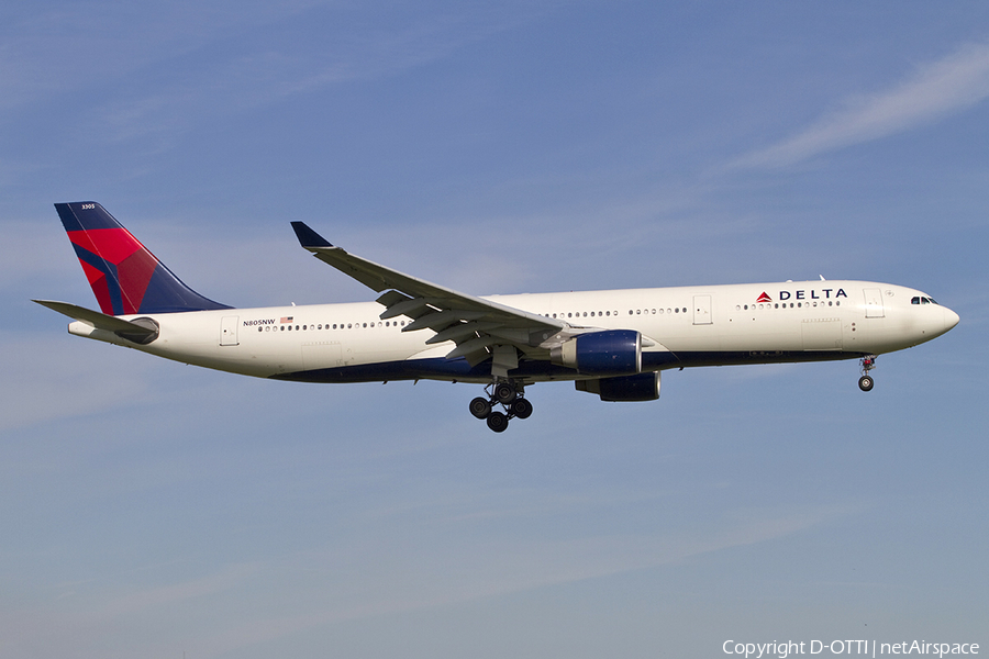Delta Air Lines Airbus A330-323X (N805NW) | Photo 313592