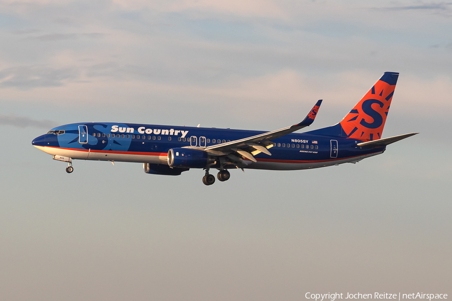 Sun Country Airlines Boeing 737-8Q8 (N805SY) | Photo 369645