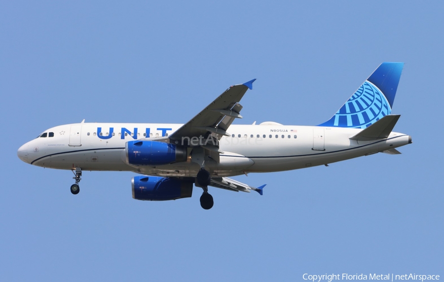United Airlines Airbus A319-131 (N805UA) | Photo 670837